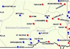 Location map - 2011 Chinchilla Flood
